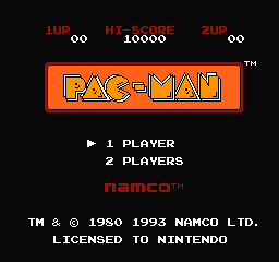 Pac-Man [Tengen] screenshot 3 for NES